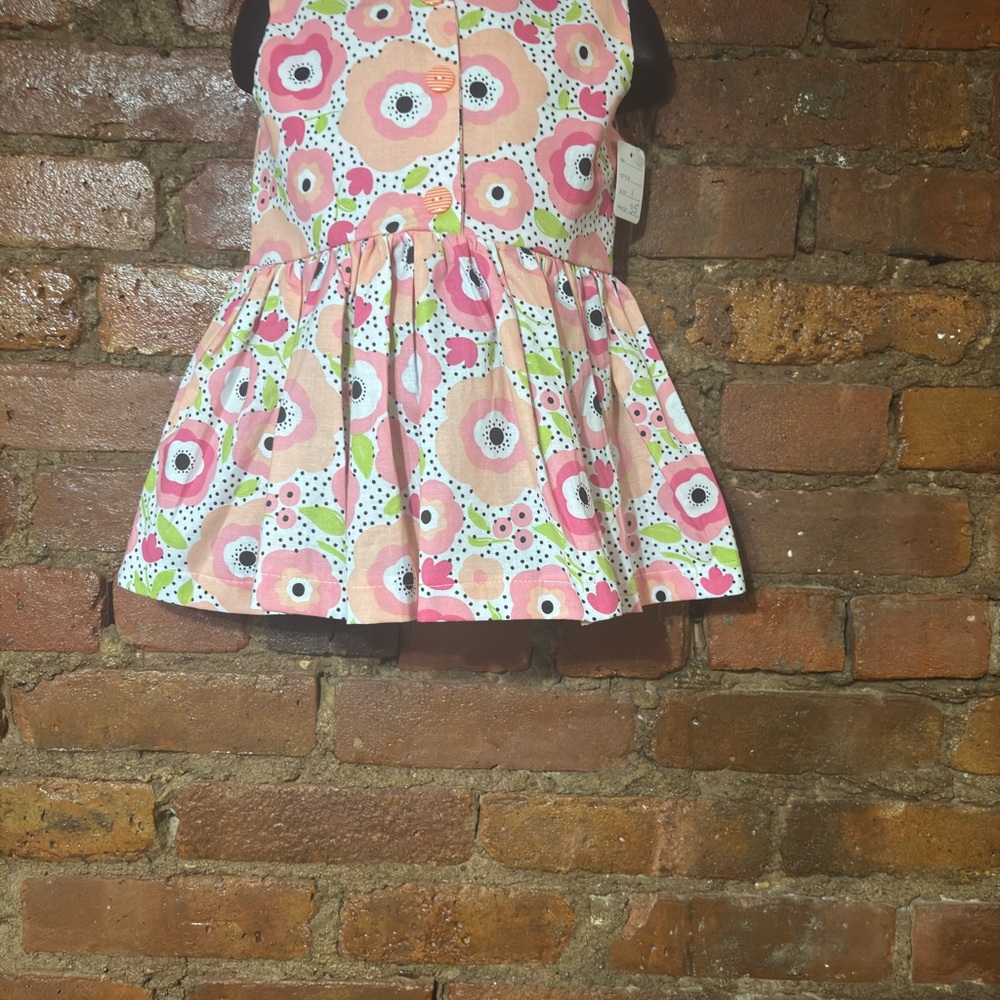 Pink Floral dress - Girls